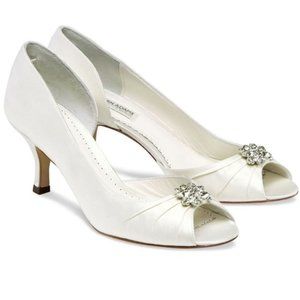 Benjamin Adams Celine Wedding Shoes in White